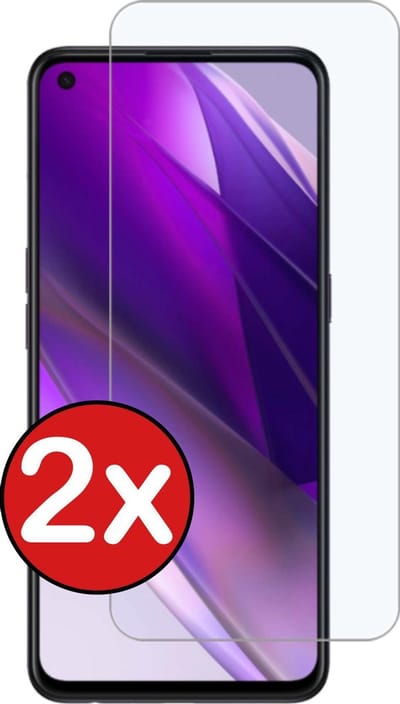 Screenprotector - 2 Stuks - Geschikt voor OPPO Find X3 Lite - Extra Sterk - Beschermglas - Gehard Glas - Tempered Glass - Screen Protector