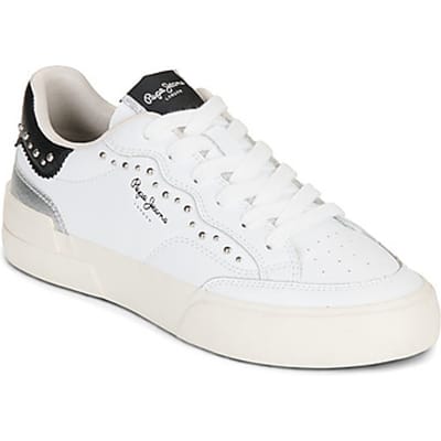 Pepe Jeans Milan Iron Schoenen Wit EU 36 Vrouw