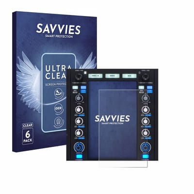 Savvies - Screenprotector voor Rane System One - Folie Beschermfolie transparant 6 Stuks