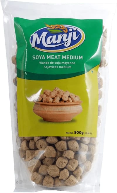 Manji - Soja Brokken Medium - Vleesvervanger - 500 g