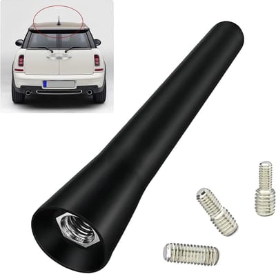 Universele Auto Antenne - Korte Dakantenne - Radio Ontvangst Verbeteren - Sterk Signaal - 65 cm - Zwart