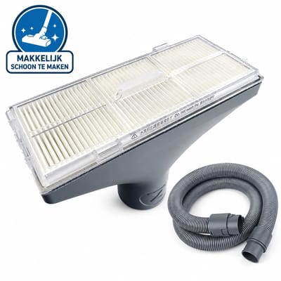 Filter Reinigingsadapter Geschikt voor Roborock S7 – Vacuum Adapter – Filter Reiniger – Geschikt voor Stofzuigers tot 37 mm – Grijs