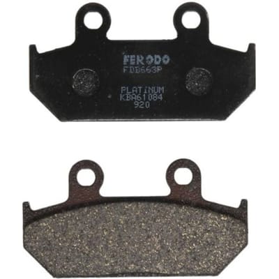 Plaquette de frein Ferodo pour Moto Yamaha 660 XT 1991 à 1996 3YF/4BW / AV / FDB663P Neuf