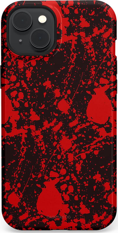 Casetastic Hoesje Geschikt voor Apple iPhone 15 Plus Magsafe - Stijlvolle Beschermende Duo-layer Case - In de schaduw van bloed
