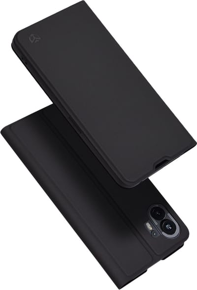 Hoesje geschikt voor Nothing Phone (2) - Techsuit Magskin Book Wallet Case - Zwart