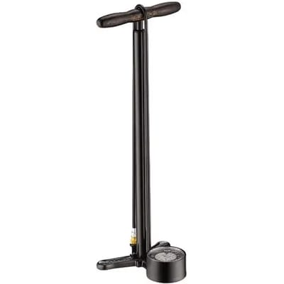 Lezyne Classic Floor Drive Vloerpomp – Vloerpomp – Extra lang – 15 bar maximale druk – Manometer – 8,9cm – Stevige slang – Staande pomp – Metalic Zwart
