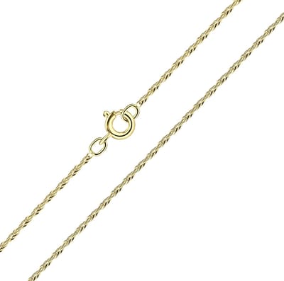 WeLoveSilver - minimalistische ketting - goud verguld - 925 zilver - 45 cm