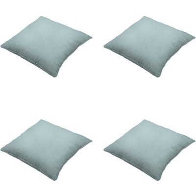 Madison - Sierkussen Eco-line - Blauw - 50x50x10cm - Set van 4