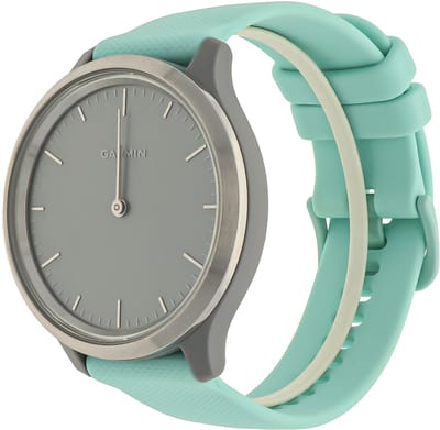 123watches sport gesp band - tahoe blauw - 18mm - Geschikt voor Garmin Vivoactive 4S / Venu 2S / Venu 3S / Vivomove 3s / Overige smartwatches met 18mm bandje