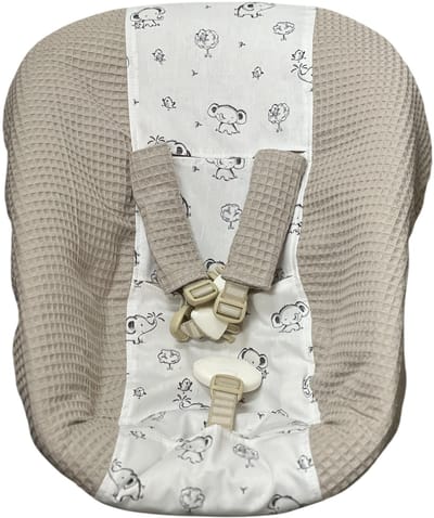 Stokke newborn hoes zand ecru taupe kleur olifantjes