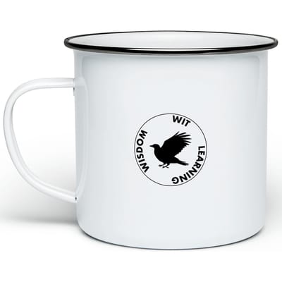 Harry Potter Ravenclaw House Enamel Mug - White