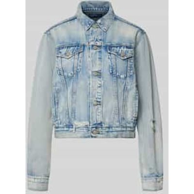 Regular Fit spijkerjack in denimlook model 'Classic'