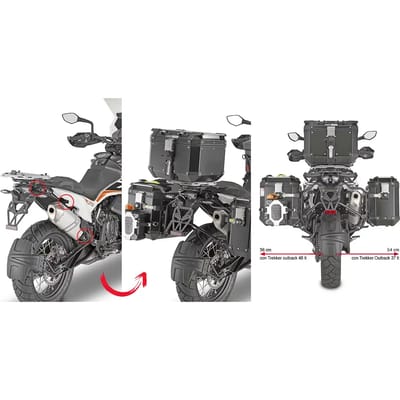 Motorfiets zijbaksteun Givi Monokey Husqvarna Norden 901 21