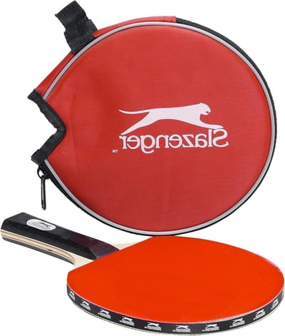 Tafeltennisbat - Pingpong Racket - Sport Spelen - 2 Sterren Kwaliteit - Beginner Niveau - Rood/Zwart