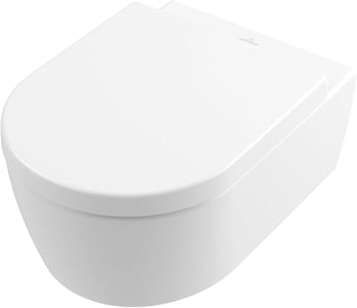 WC-bril - Toiletdeksel - Hygiënisch Reinigen - Afneembaar Softclose - 44.5 x 37.4 cm - Wit Mat