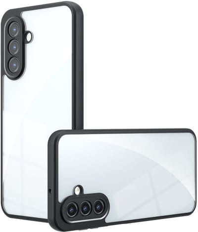 Coverup Hoesje - Geschikt voor Samsung Galaxy A17 Hoesje - Coverup Transparante Back Cover met Camera Cover - Transparant