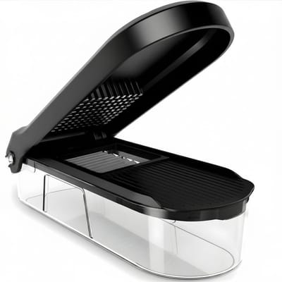 DnA® Mandoline - Groentesnijder - Groentensnijder - Groentesnijder Handmatig - Zwart - 26cm x 13cm x 9cm