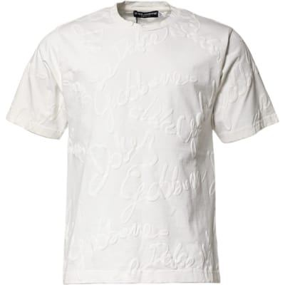 Gegraveerd Logo T-shirt met Korte Mouwen