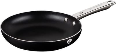 Koekenpan Inductie 28 cm Aluminium Zwart met RVS Handvat