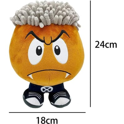 Ken Carson Goomba Knuffel Periphery Knuffel Speelgoed Kenny Pop met Pruik Verjaardagscadeau Vakantie Kerst Vakantie Cadeau gray