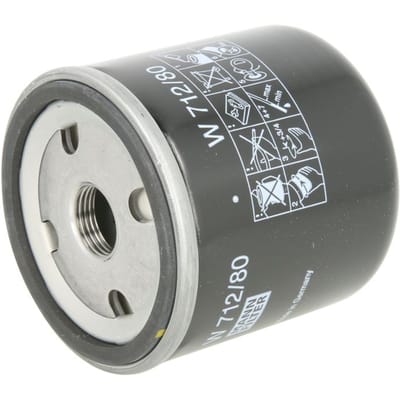MANN-FILTER Oliefilter W 712/80 | OEM 30548485 | 7496144 | 93186554 | Saab 900 9000 9-3 9-5 90 99, Opel Vectra B, Astra G, Omega B, Chevrolet, Cadillac | Spin-on Oliefilter