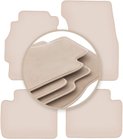 PREMIUM beige matten voor: Honda Civic VI hatchback 3-deurs 1995-2001