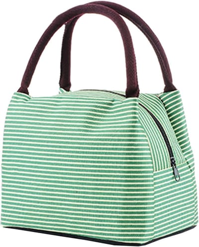 Geïsoleerde koeltas - Koeltas - Lunchtas - Kantoorlunchkoeltas - Geschikt voor mannen, vrouwen, kinderen, school, kantoor en picknicks - Groen