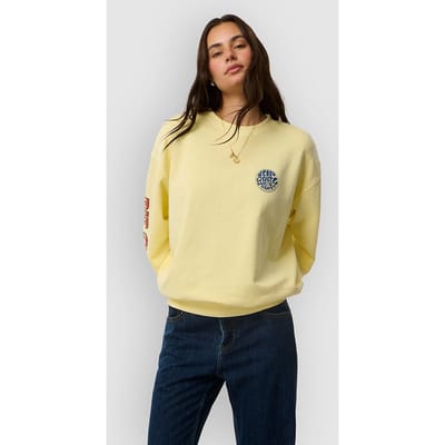 Rip Curl Sg Heritage Oversized Fleece Trui geel