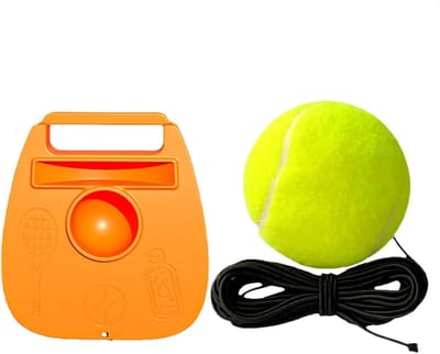 Tennistrainer Rebounder - Tennis Oefenhulp - Tennisvaardigheden Verbeteren - Stabiele Basis Zonder Water - 22 x 20 x 5.3 cm