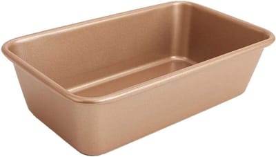 Broodvorm Rechthoekig - Bakvorm Oven - Brood Bakken - Antiaanbaklaag Losse Bodem - 24x14 cm - Zilver