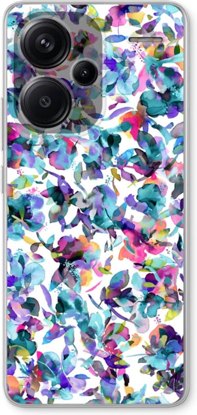 Case Company® - Hoesje geschikt voor Xiaomi Redmi Note 13 Pro plus hoesje - Hibiscus Flowers - Soft Cover Telefoonhoesje - Bescherming aan alle Kanten en Schermrand