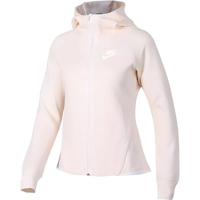 Sweat à capuche Nike Imprimé Logo Couleur Unie Vestes Femme Blanc 930760-838 S white