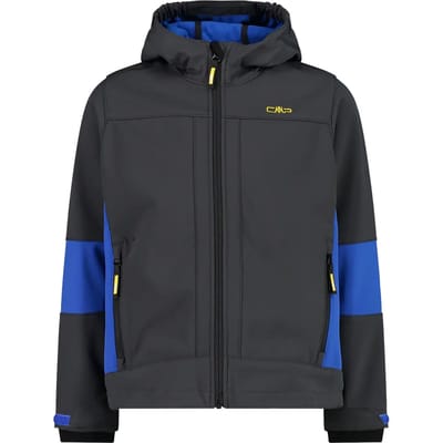 Cmp Fix Hood 3a00094 Softshelljack Grijs 8 Years Jongen