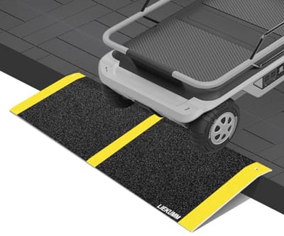 Aluminium Drempelhelling 30 x 80 cm - 300 kg Draagkracht voor Rolstoel, Scooter en Kinderwagen