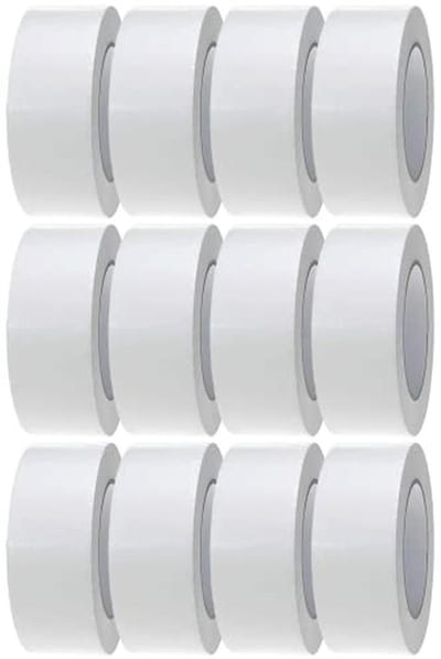 Waterbestendige Duct Tape - 12 Rollen van 48mm x 45m - Sterke Zelfklevende Tape voor Binnen en Buiten