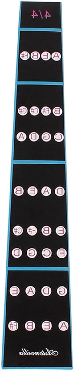 Vingerposities Sticker voor Viool - Verwijderbare 4/4 Vingerbordgids met Instructies en Notenstickers voor Volledige Akoestische Viool