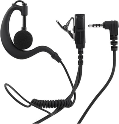 RugGear 25020400 hoofdtelefoon/headset Bedraad oorhaak Oproepen/muziek Zwart