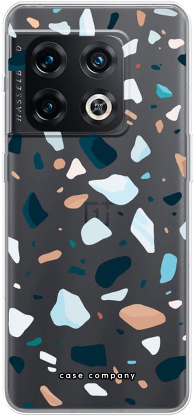Case Company® - Hoesje geschikt voor OnePlus 10 Pro hoesje - Terrazzo N°13 - Soft Cover Telefoonhoesje - Bescherming aan alle Kanten en Schermrand