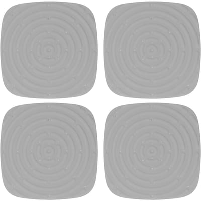 4pcs Tapis de Nid de Poule Lavable Tapis de Nidification pour Poules Tapis pour Boîte de Nidification pour la Ponte Gris gris