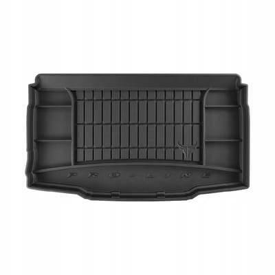 FROGUM PROLINE 3D Set - Rubberen Automatten + Kofferbakmat - Geschikt voor SEAT Ibiza V (vanaf 2017) - Lage laadvloer - Zwart