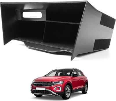 Opbergvak in de middenconsole voor VW T-ROC 2018-2024, armsteun opbergoplossing met antislip onderlaag en verbeterde opslagcapaciteit