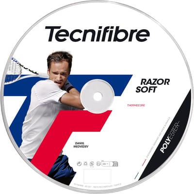 Tecnifibre Razor Soft Rol 200M - 1.20mm - Grijs - Polyester Tennissnaar