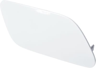 Afdekking ruitenwissermondstuk links voor Audi A6 (C7) 2015-2018, kunststof sproeikopafdekking, vervangingsonderdeel, wit, duurzaam en eenvoudig te installeren
