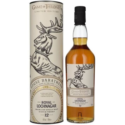 Royal Lochnagar 12 Years Old GAME OF THRONES House Baratheon 40% Vol. 0,7l in geschenkverpakking