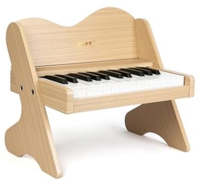 Kinder Piano Keyboard met 25 Toetsen - Volume Aanpasbaar Mini Muziekinstrument voor Peuters