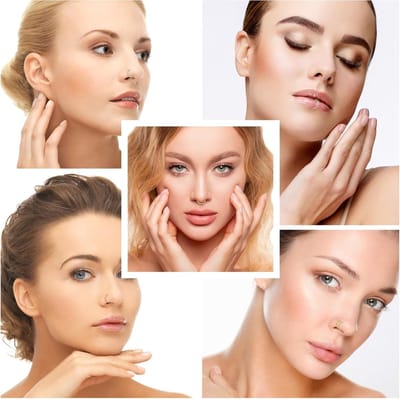9 stuks nep-neusringen, nep-neusring hoepel roestvrijstalen neusring voor faux lip septum neusring, set niet-piercende lipringen