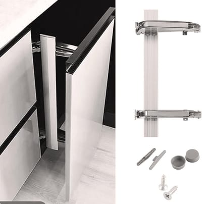 Scharnier set voor parallelle opening van kastdeuren - 180° scharnier met 7 kg draagkracht