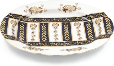 Decoratie Schaal / Chinese Schaal – Porselein – Wit - 36x27cm