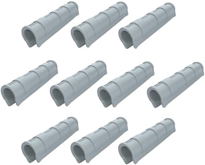 Dailygoods- Slangklemmen Set 10 Stuks - Bevestigingsclips voor Broeikas - Kunststof - 3/4 Inch - Buitendiameter 24 mm - Lengte 155 mm
