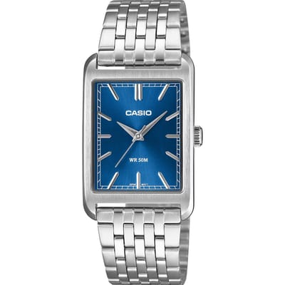 Casio Casio Collection MTP-B215D-2AVER Horloge - Staal - Zilverkleurig - Ø 28.5 mm